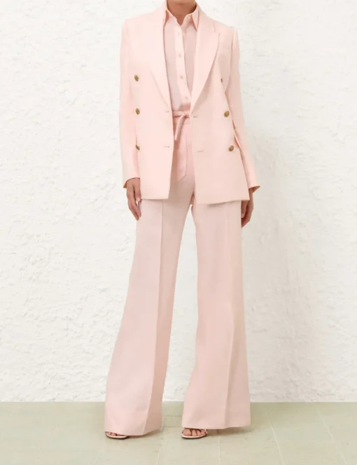 Crush Linen Flare Pant