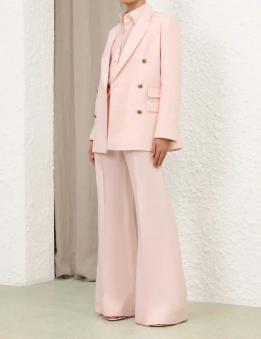 Crush Linen Flare Pant