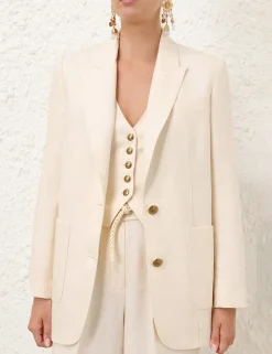 Crush Linen Jacket