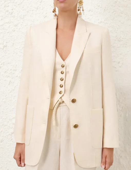 Crush Linen Jacket