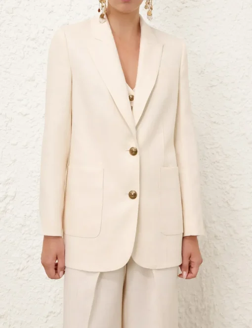 Crush Linen Jacket