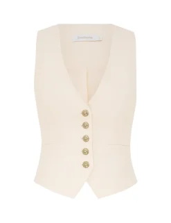 Crush Linen Waistcoat