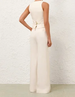Crush Linen Waistcoat