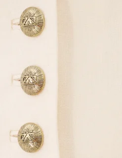 Crush Linen Waistcoat