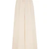 Crush Linen Wide Leg Pant