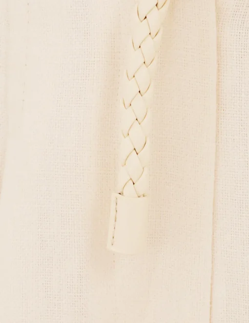 Crush Linen Wide Leg Pant