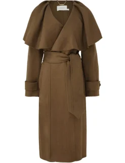 Crush Long Cape Coat
