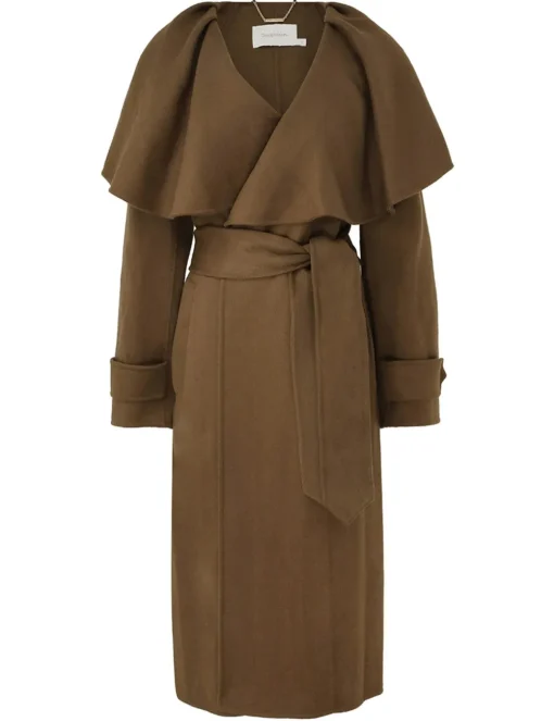 Crush Long Cape Coat