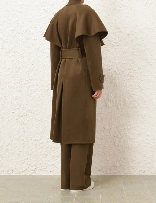Crush Long Cape Coat