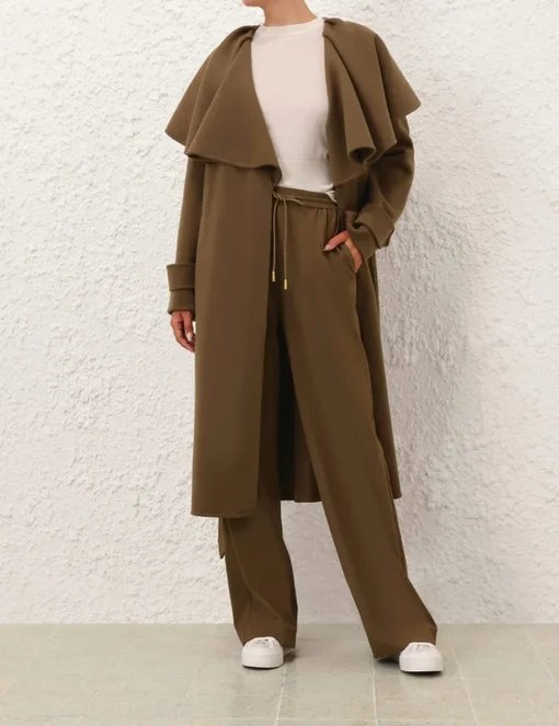 Crush Long Cape Coat
