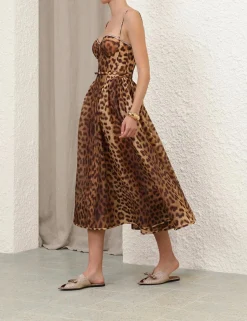 Crush Panelled Midi Dress