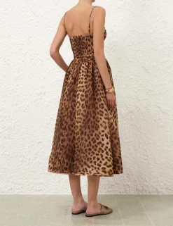 Crush Panelled Midi Dress