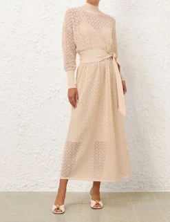 Crush Pointelle Batwing Dress