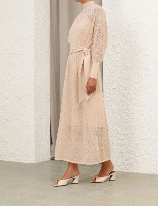 Crush Pointelle Batwing Dress