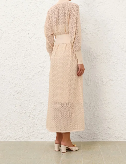 Crush Pointelle Batwing Dress