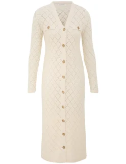 Crush Pointelle Midi Dress