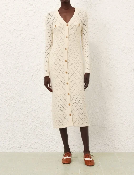 Crush Pointelle Midi Dress