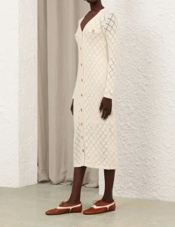 Crush Pointelle Midi Dress