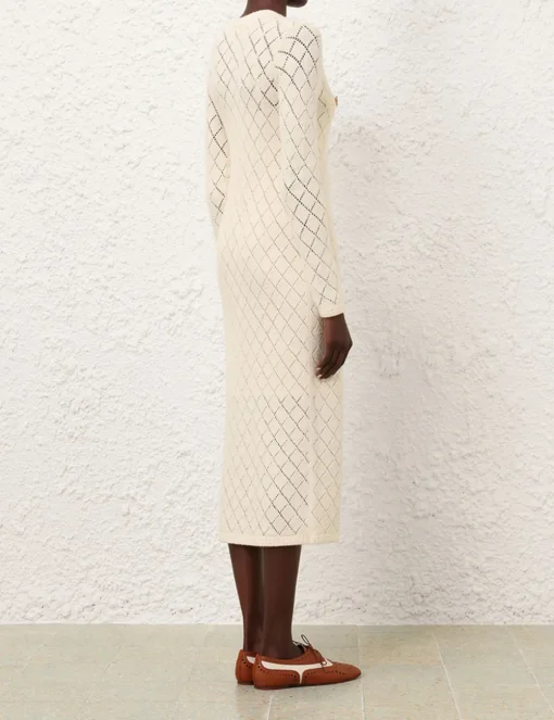Crush Pointelle Midi Dress