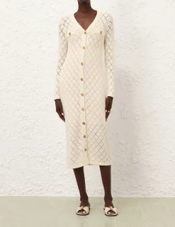Crush Pointelle Midi Dress