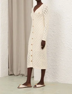 Crush Pointelle Midi Dress