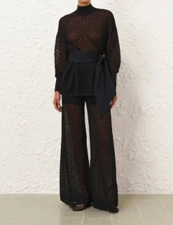Crush Pointelle Palazzo Pant