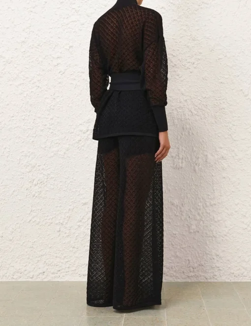 Crush Pointelle Palazzo Pant