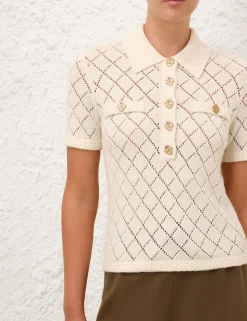 Crush Pointelle Polo