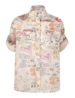 Crush Rolled Sleeve Shirt