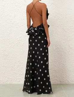 Crush Ruffle Halter Maxi Dress