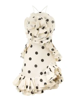 Crush Ruffle Halter Mini Dress