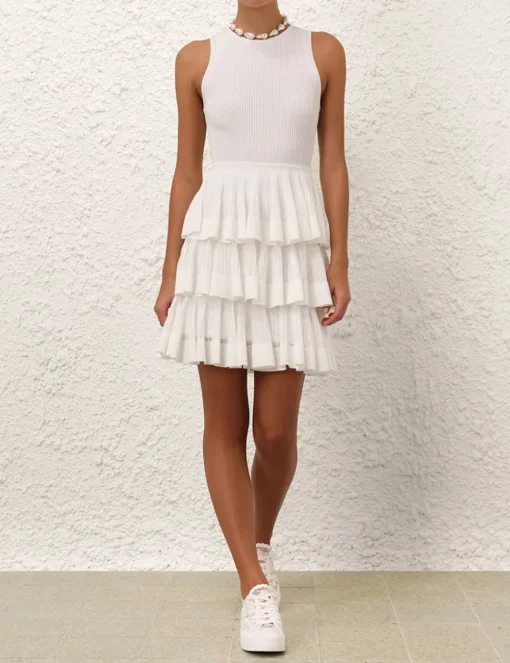Crush Ruffled Mini Dress