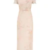 Crush Scalloped Midi Dress