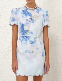 Crush Scalloped Shift Dress
