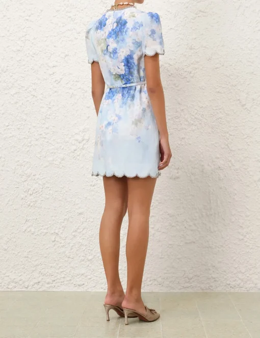 Crush Scalloped Shift Dress