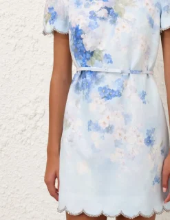 Crush Scalloped Shift Dress
