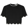 Crush Scalloped Top