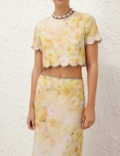 Crush Scalloped Top