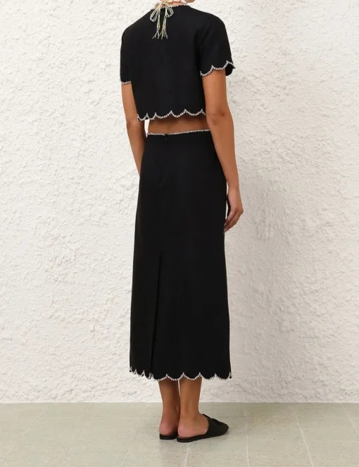 Crush Scalloped Top