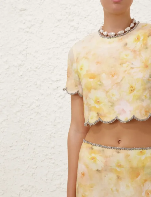 Crush Scalloped Top