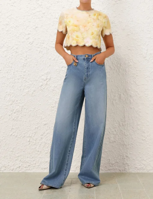 Crush Scalloped Top