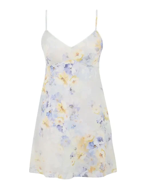 Crush Spliced Ruffle Dress
