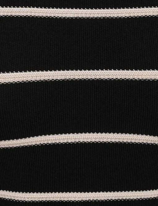 Crush Stripe Cropped Top