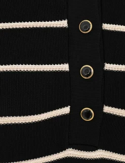 Crush Stripe Long Sleeve Polo