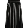 Crush Stripe Midi Skirt