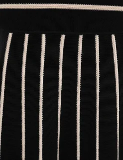 Crush Stripe Midi Skirt