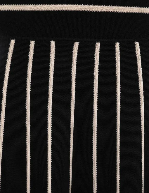 Crush Stripe Midi Skirt