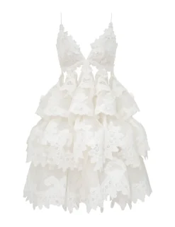 Crush Tiered Lace Dress