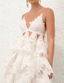 Crush Tiered Lace Dress