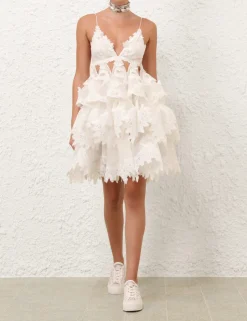 Crush Tiered Lace Dress